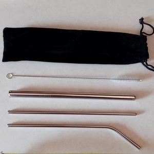 Reusable Drinking Straws Stainless Steel - NEW